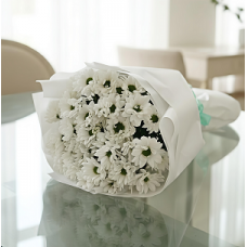 Букет 9 хризантем