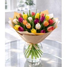 Букет 25 тюльпанов