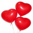 3 шарика в форме сердечка