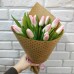 Букет розовые тюльпаны